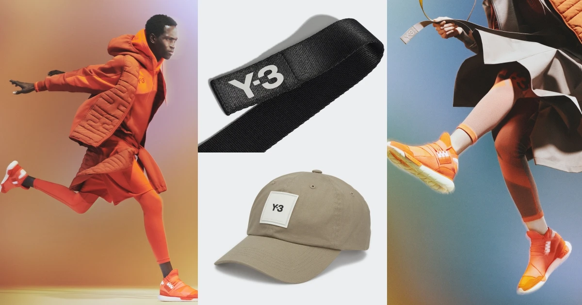 adidas與山本耀司再推Y-3 2022秋冬系列太帥！棒球帽、鞋款融入橘色調